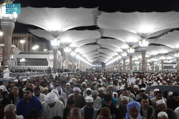 10 Hari Ramadan, Lebih dari 9,7 juta Jamaah Padati Masjid Nabawi