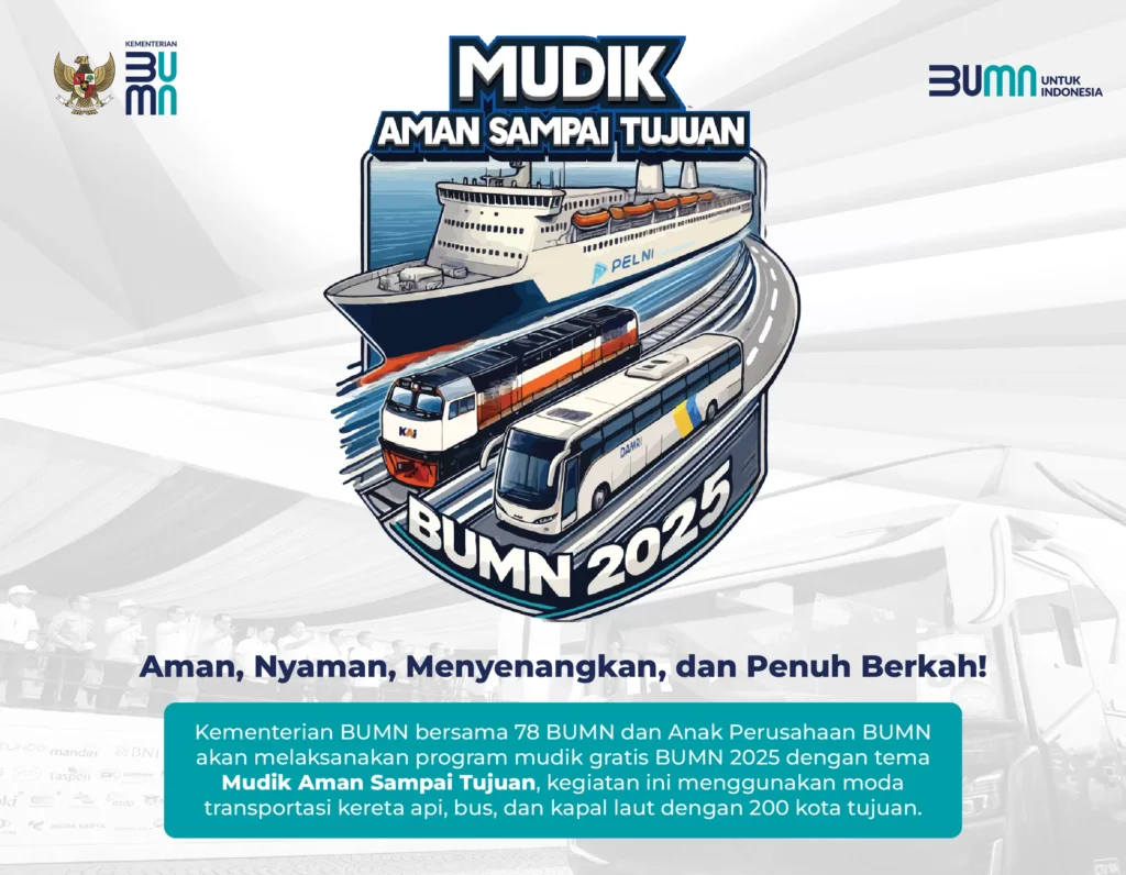 Pendaftaran Mudik Gratis BUMN Mulai 3 Maret